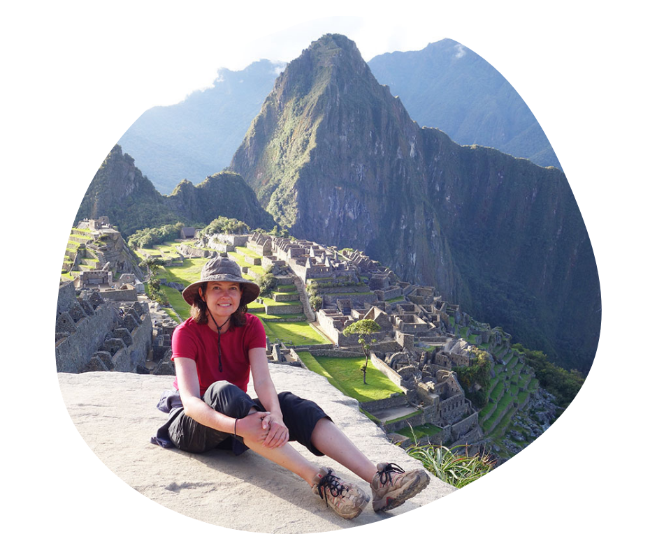 Stacey at Machu Picchu